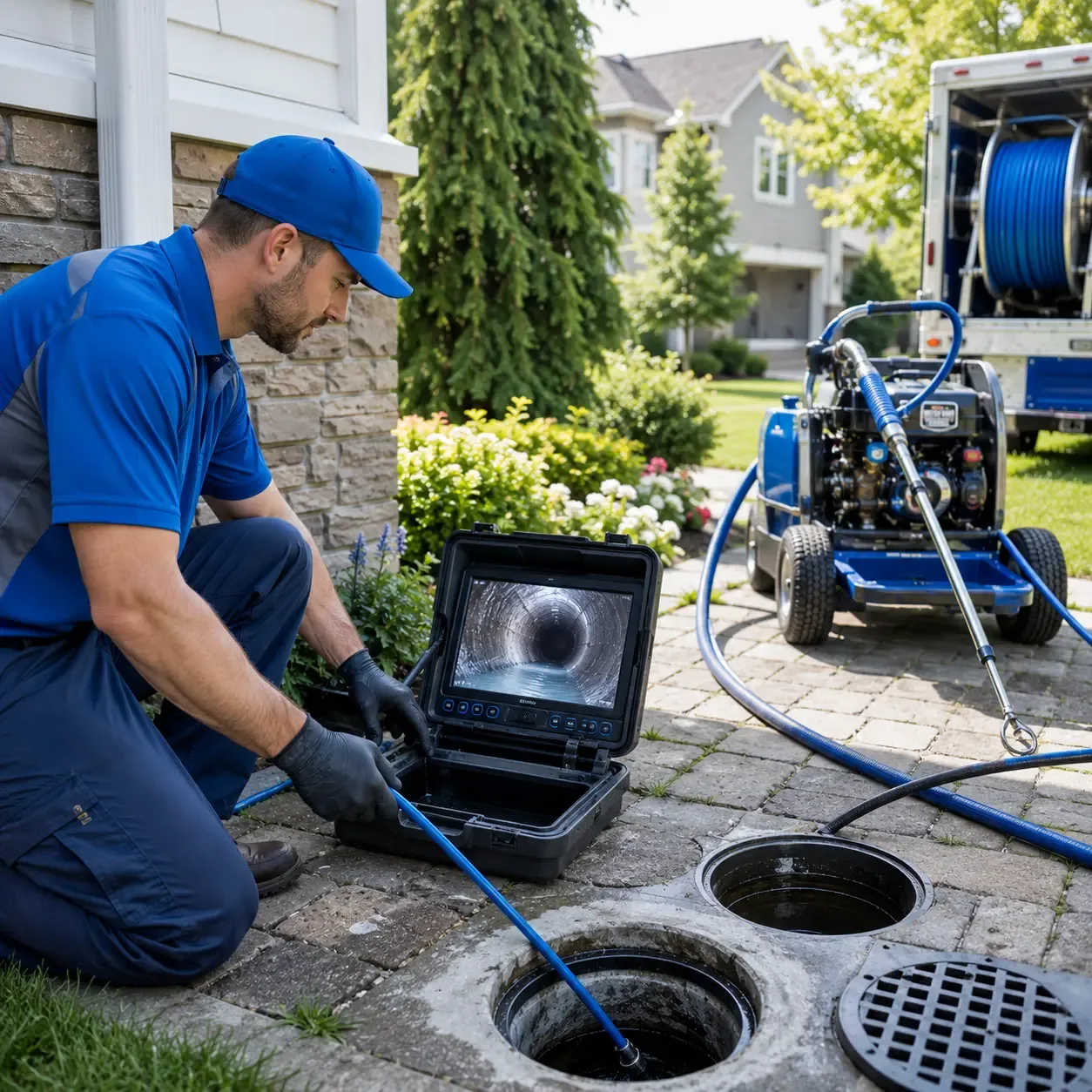 Outdoor drain cleaning professionals serving Glenmont, NY